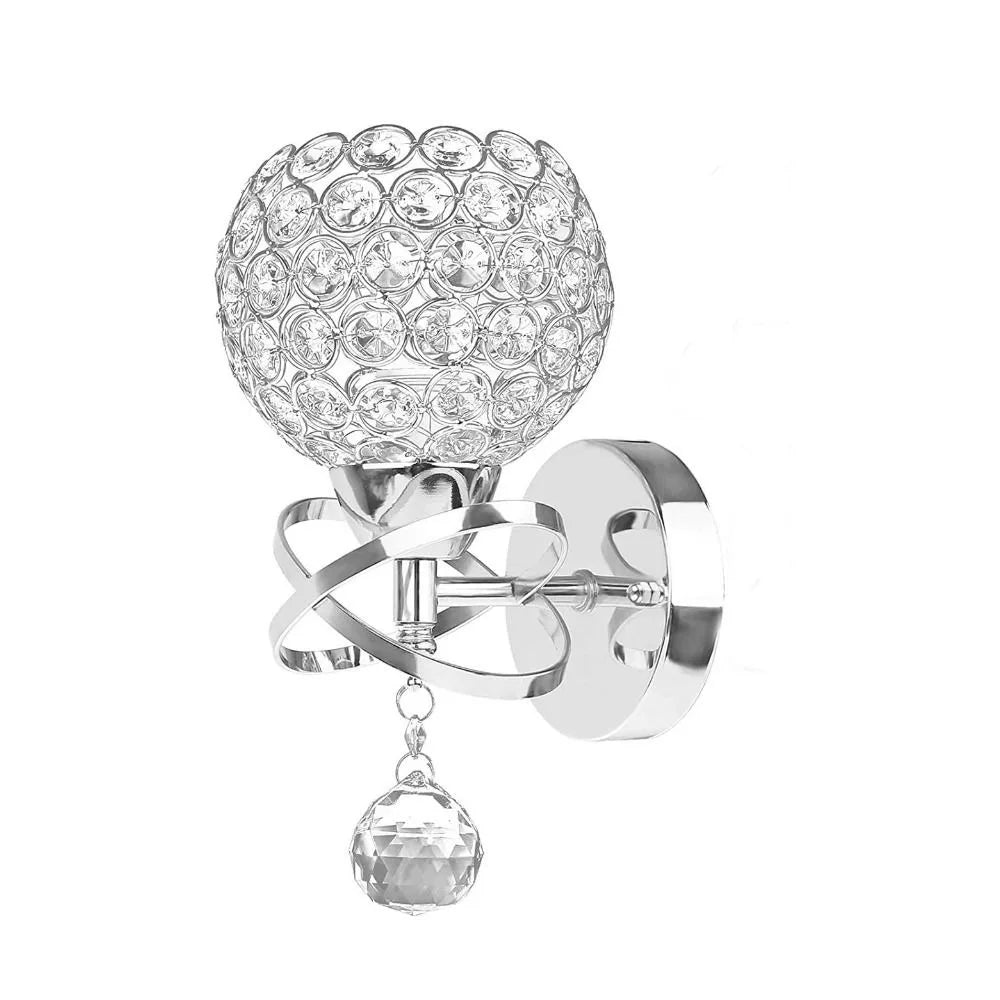 Luxury Modern Crystal Wall Lamp - Elegant Bedside Sconce Lighting