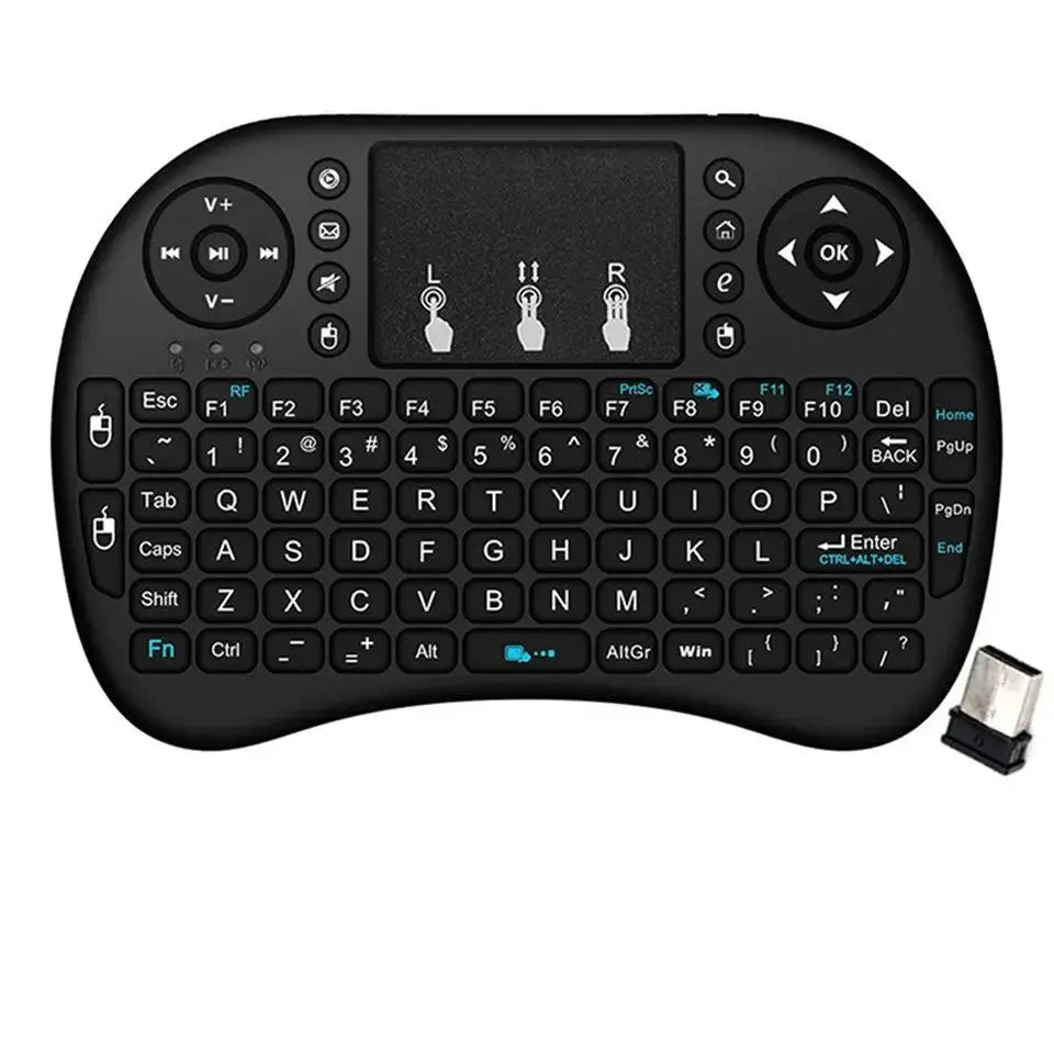 Premium Mini Wireless Keyboard with Air Mouse & Touchpad for Android TV
