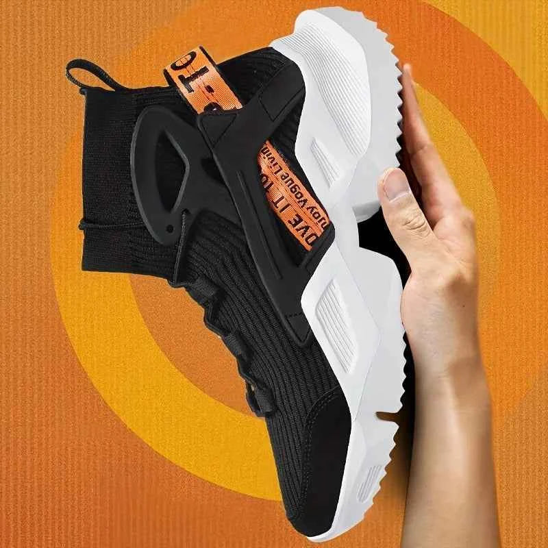 Men's Trendy Dad Shoes, 2025 Autumn High Top Casual Sports Shoes, Fashionable, Lightweight and Versatile Shoes