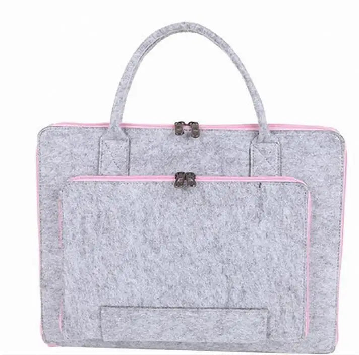 Premium Felt Laptop Sleeve - Protective Case with Handle