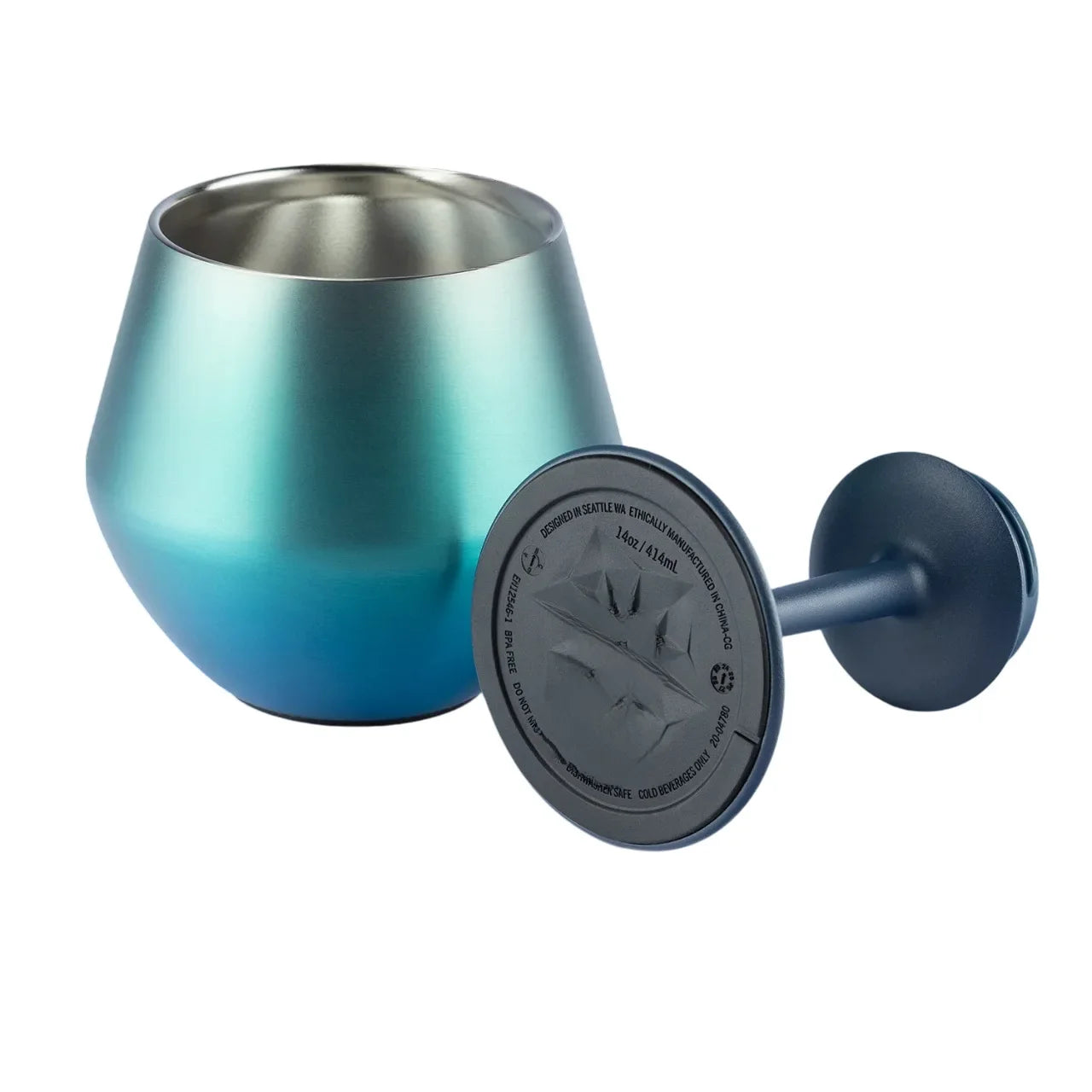 Premium Insulated Wine Glass - Portable Stainless Steel