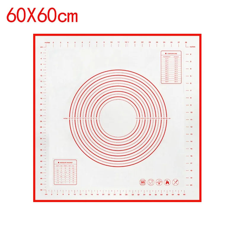 Professional Silicone Baking Mat - Non-Stick Dough Pad