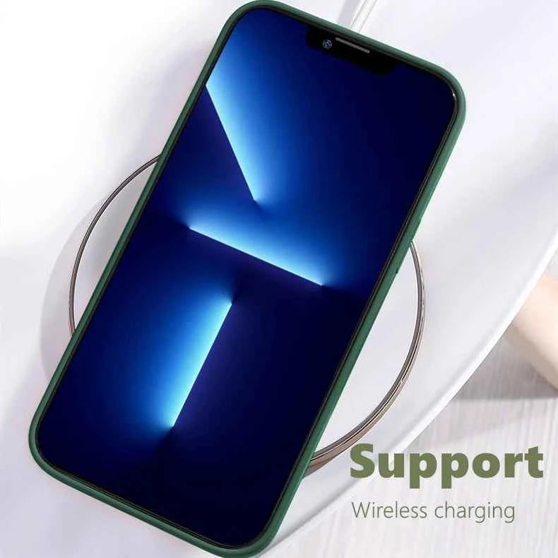 Luxury Silicone iPhone Case - Shockproof & Original Fit