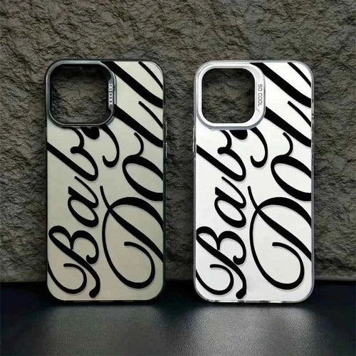 Elegant English Letters Phone Case - Premium Design
