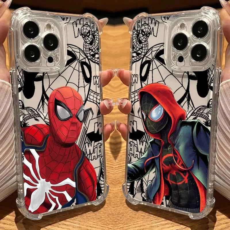 Premium Spider Man Clear Case - Shockproof Phone Cover