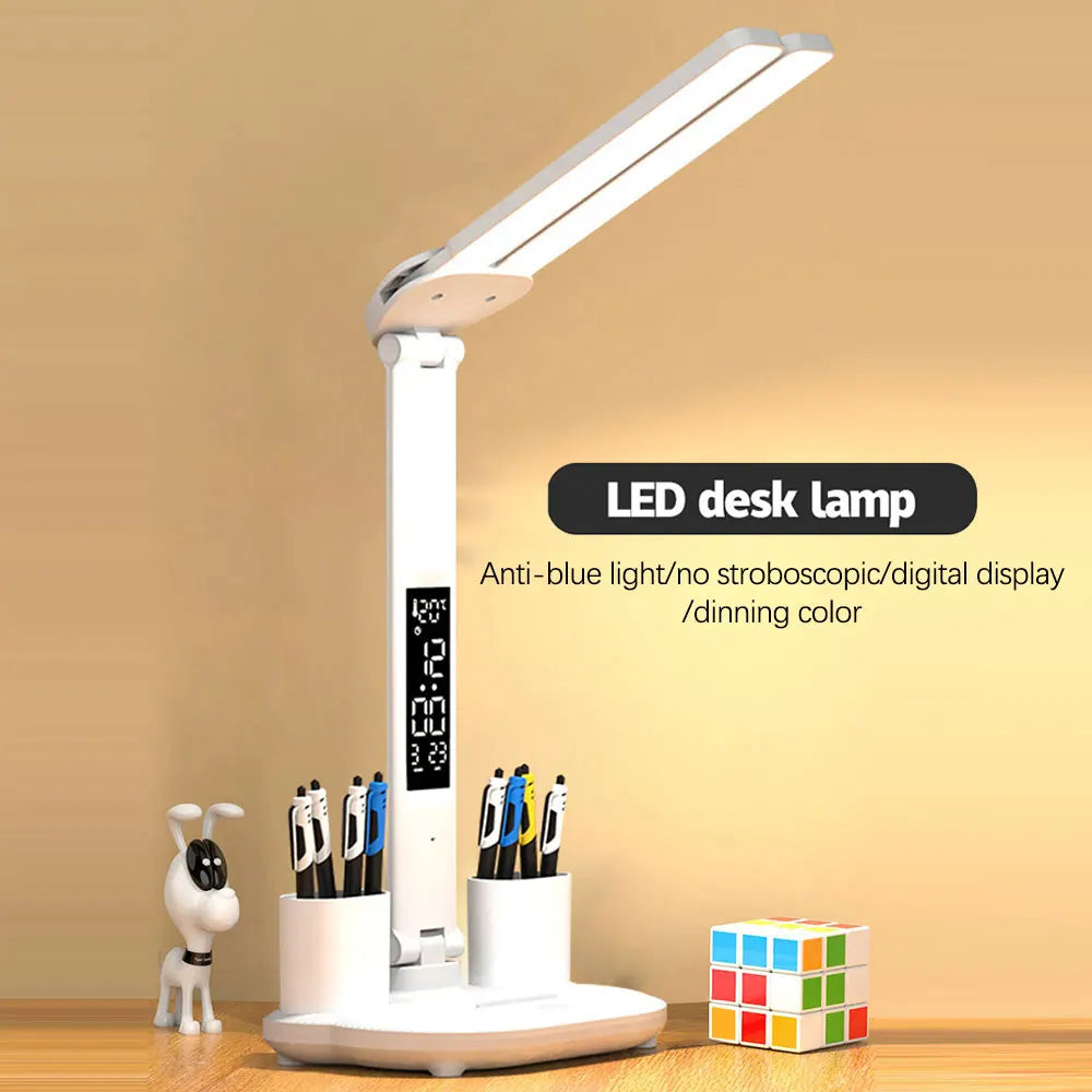 Premium LED Desk Lamp - Multifunction with Pen Holder