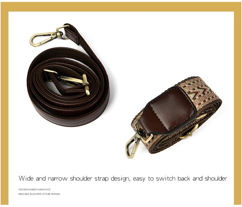Elegant Leather Shoulder Crossbody Bag - Luxury Designer Style