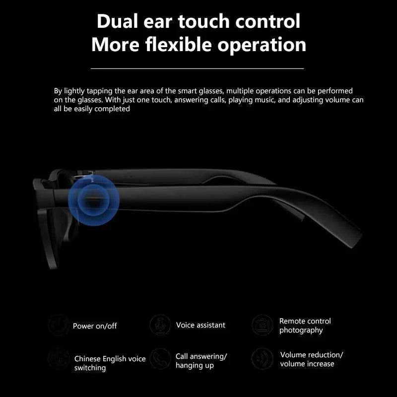 Smart Wireless Bluetooth Glasses - HD Camera & Voice Assistant