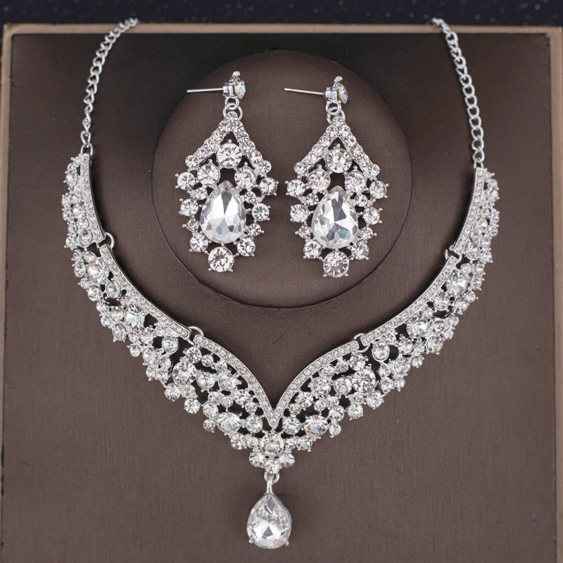 Luxury Crystal Crown & Bridal Jewelry Set