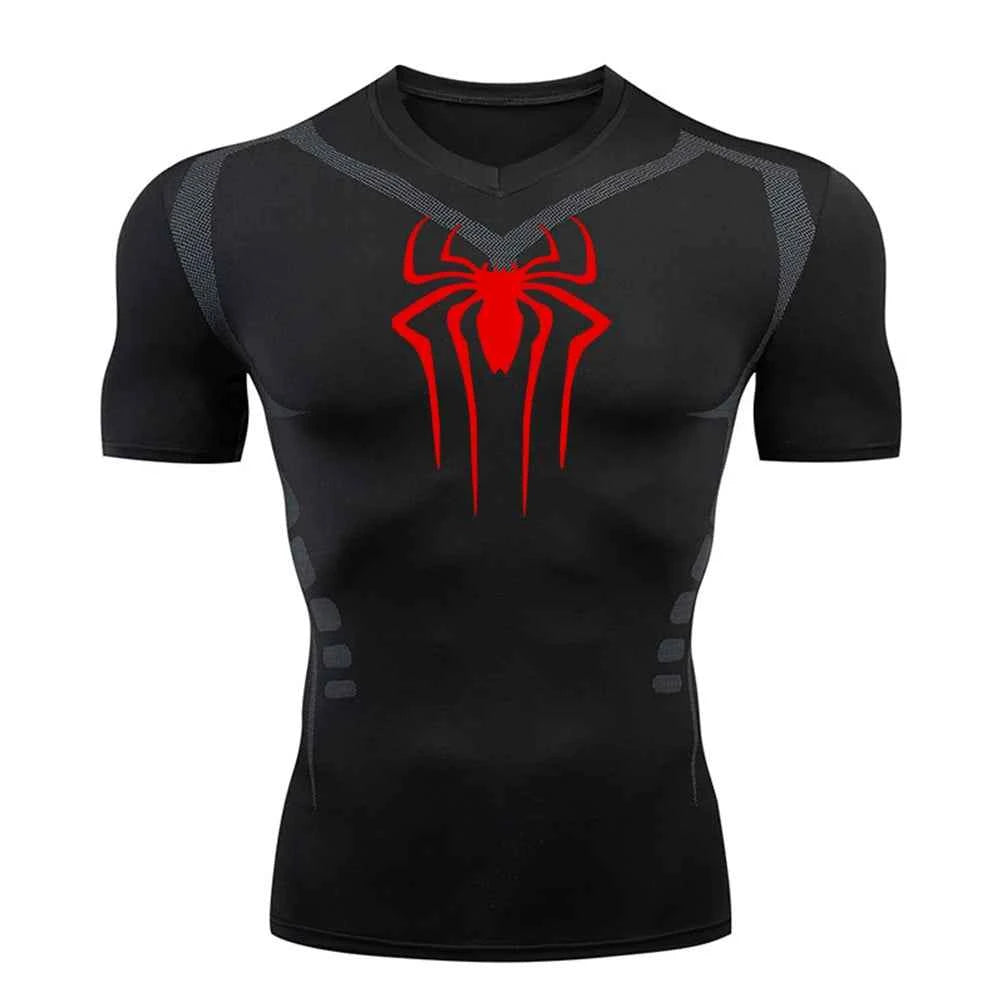 Premium Men's Compression Shirt - Quick-Drying Gym & Running Jersey