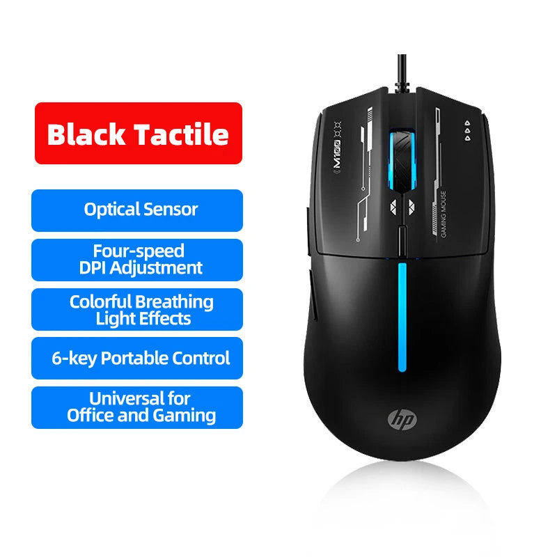 Premium Wired Gaming Mouse - Ergonomic Design for Esports & Office
