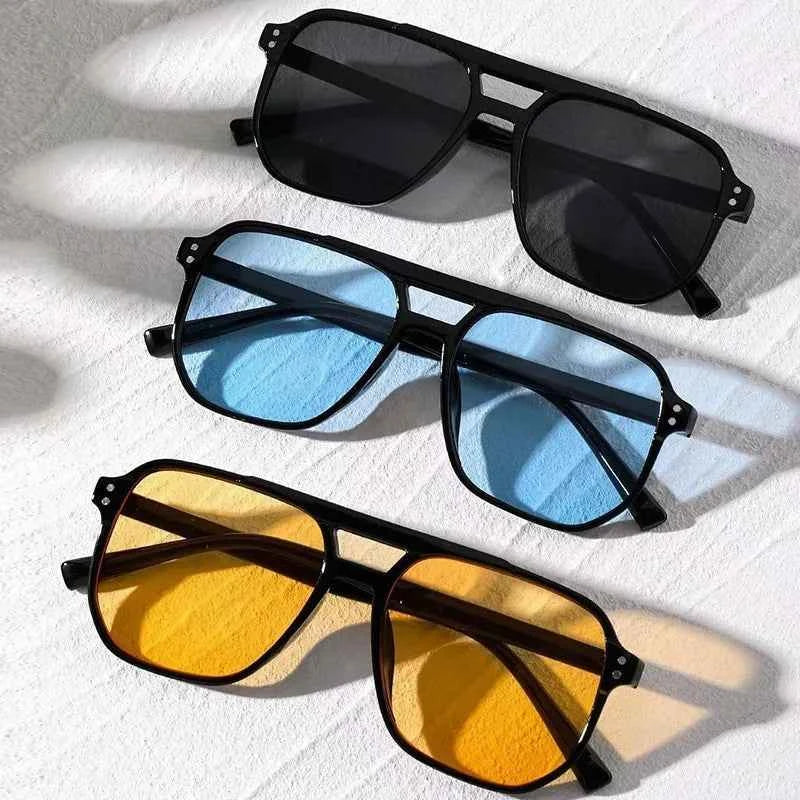 Elegant Double Beam Pilot Women Sunglasses UV400