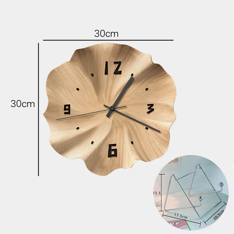 Premium Modern Silent Desk Clock - Nordic Interior Luxury