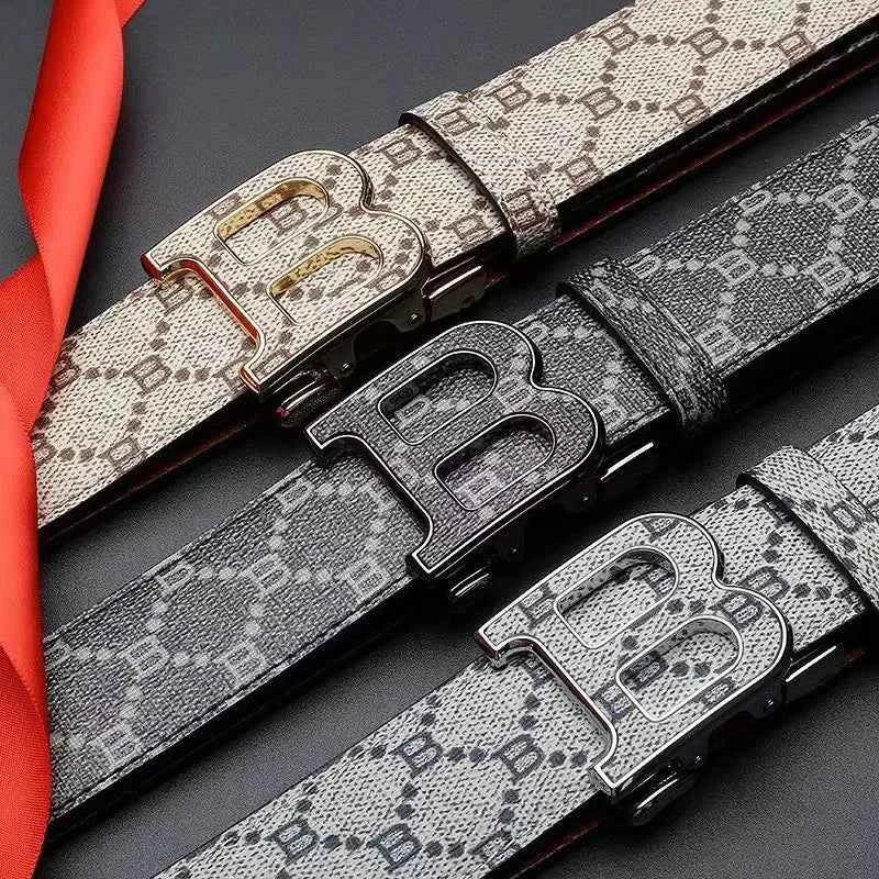 Premium Men's Business Belt - Elegant Alloy Needle Buckle