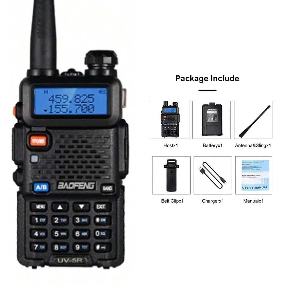 Professional Long Range Two Way Radio - Dual Band Handheld