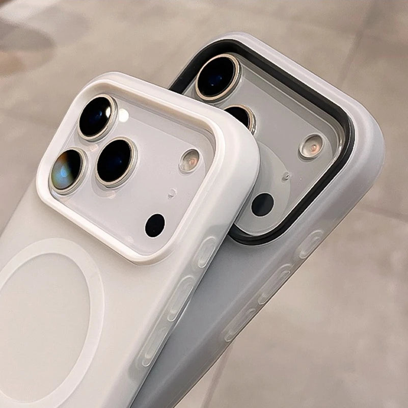 Luxury Magnetic Shockproof iPhone Case - Liquid Silicone
