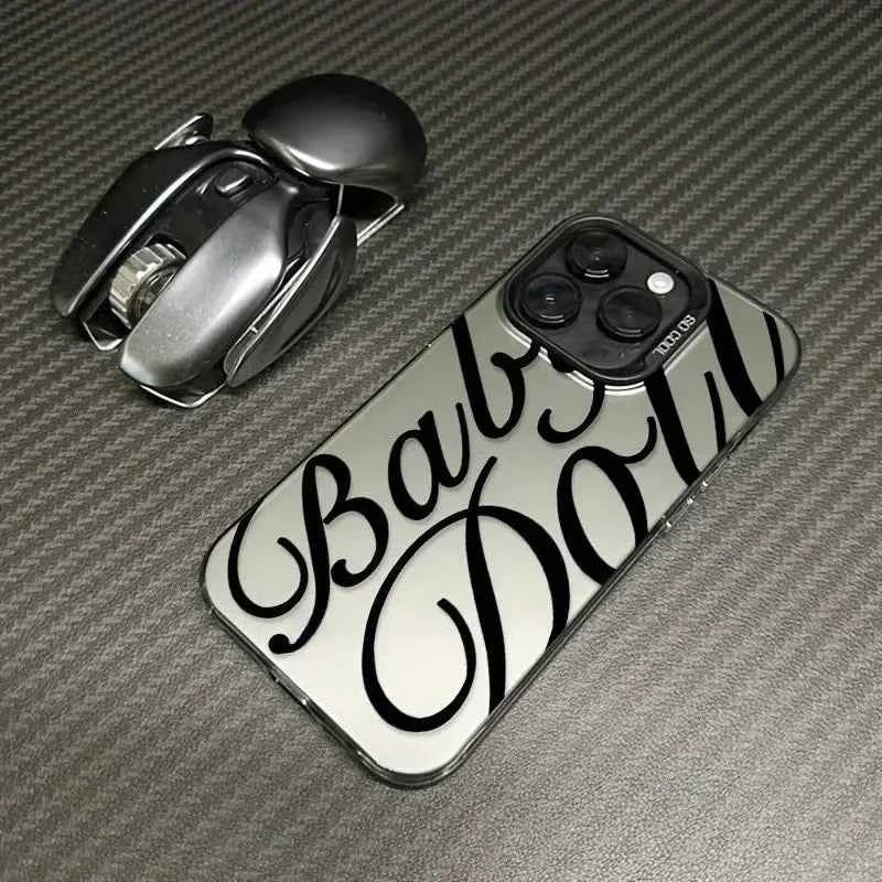 Elegant English Letters Phone Case - Premium Design