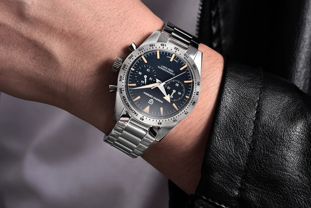 Luxury Men's Quartz Watch - Chronograph Sapphire