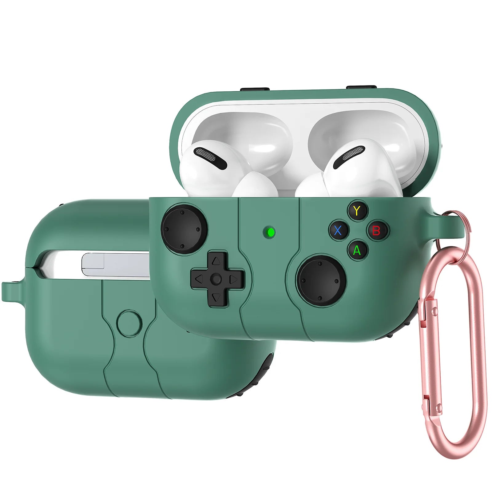 Premium 3D Gaming AirPods Case - Silicone with Keychain