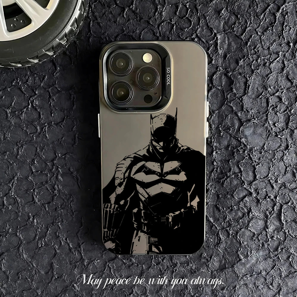 Premium Anime Batman Phone Case - Matte Anti-Fall Cover