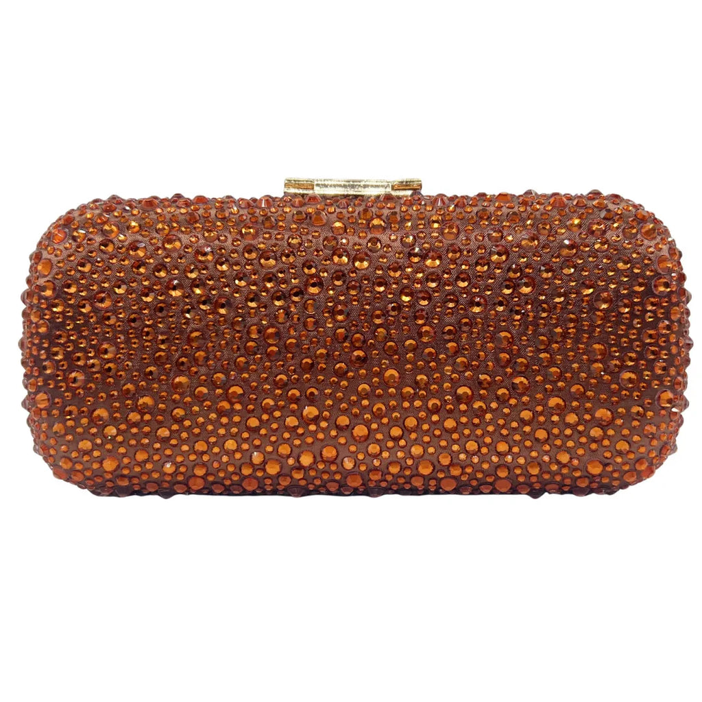 Elegant Crystal Evening Bag - Sparkling Diamond Clutch