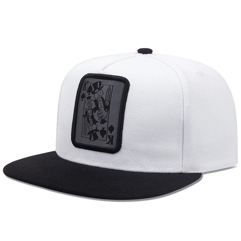 Premium Hip Hop Caps - Playing Card Snapback