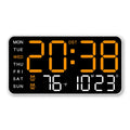 Premium Large Digital Wall Clock - Remote Control & Dual Alarms