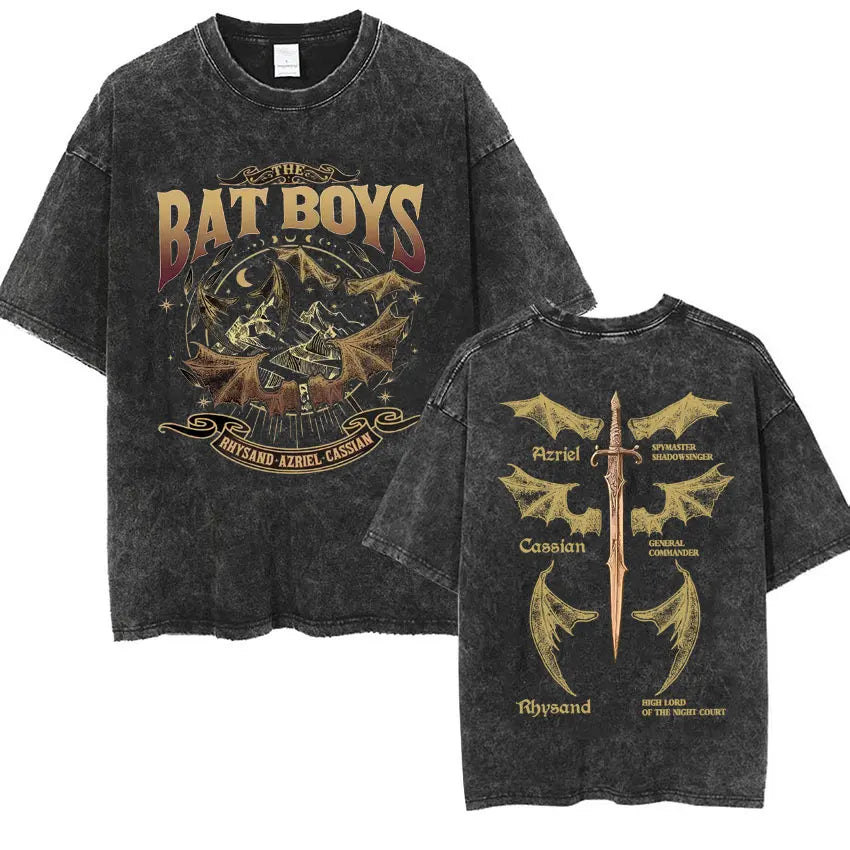 Vintage Washed Acotar T-Shirt - Oversized Graphic Tee