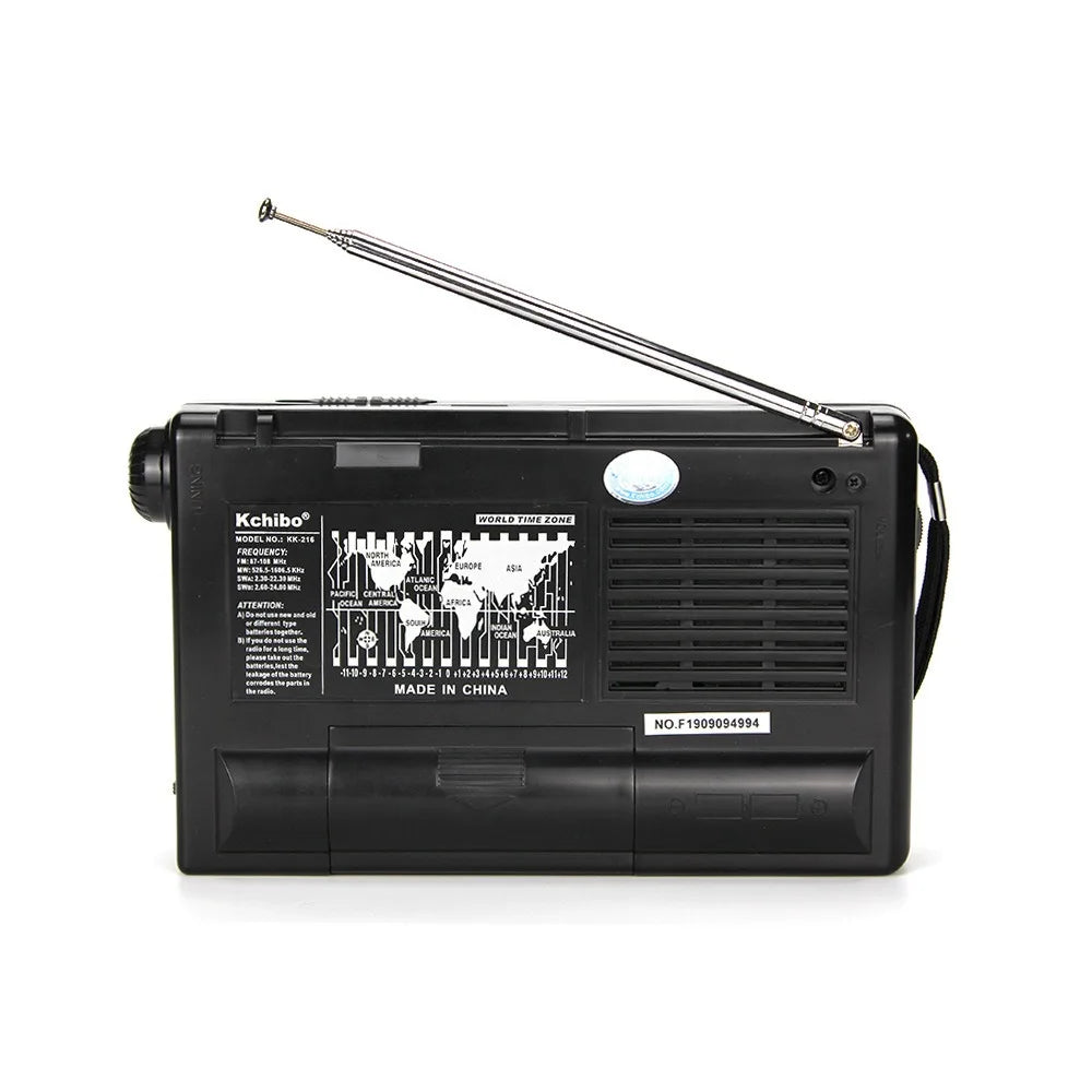 Compact Portable Digital Radio - FM/MW/SW with LCD Display