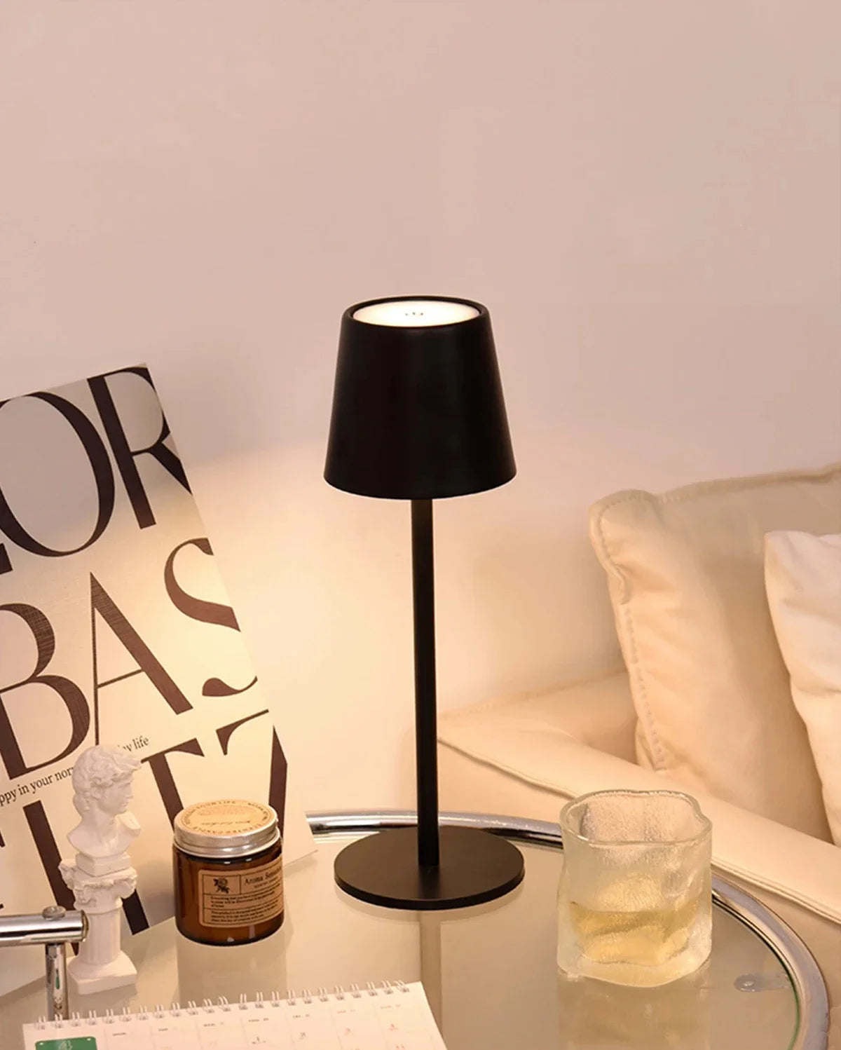 Premium USB Rechargeable Desk Lamp - 3-Color Dimmable Touch