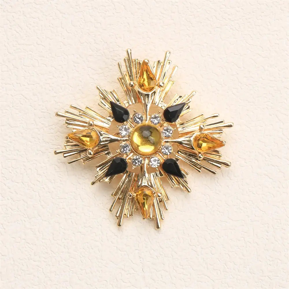 Premium Crystal Bow Brooch - Exquisite Sparkling Accessory