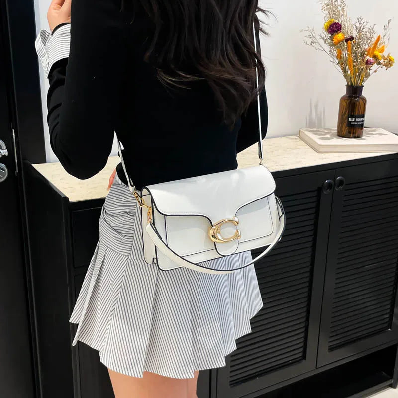 Elegant Minimalist Leather Crossbody Bag for Women