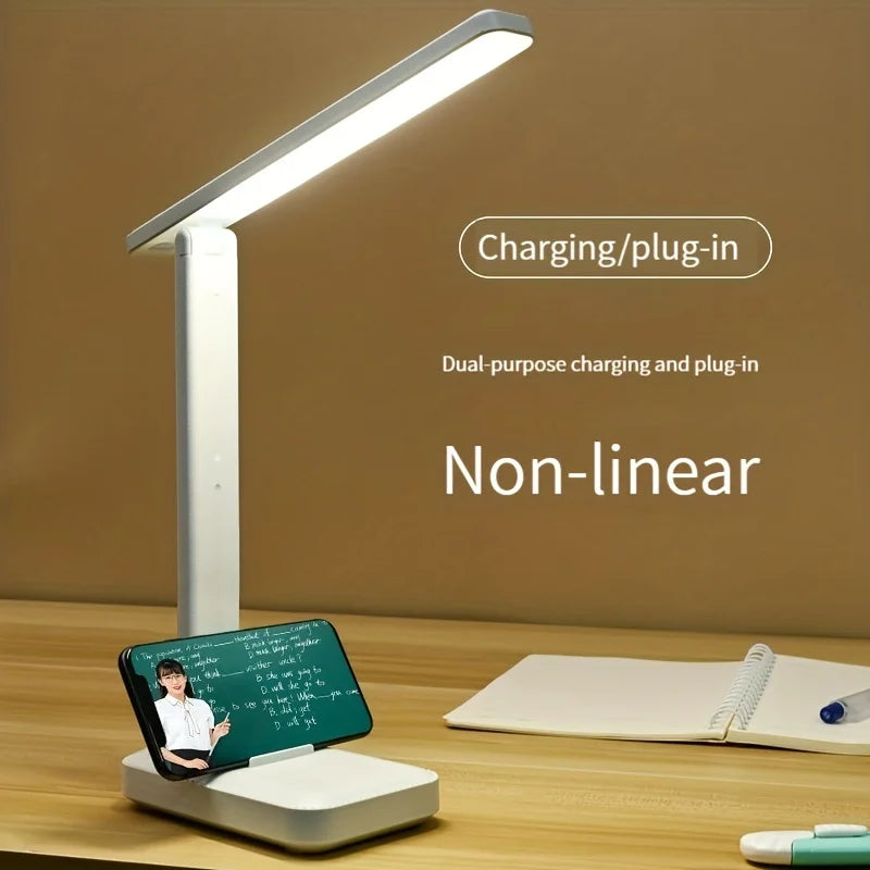 Premium Foldable Eye Protection Desk Lamp - USB & Plug-in