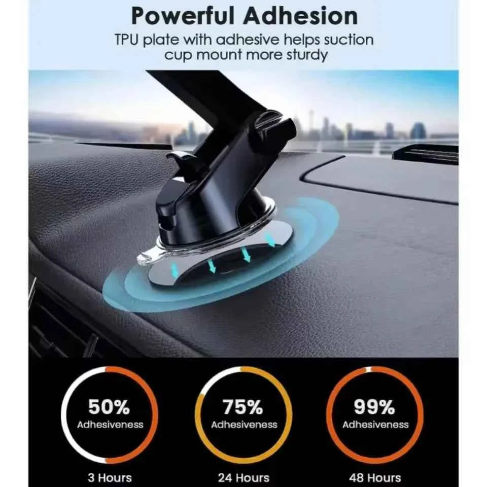 Premium Dashboard Mounting Pad - Secure Adhesive Disc for Car Phone Mounts