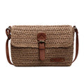 Elegant Straw Crossbody Bag - Chic Vacation & Casual Style