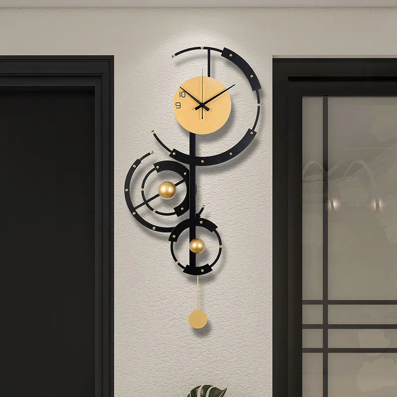 Elegant Premium Nordic Wall Clock - Modern Digital Design