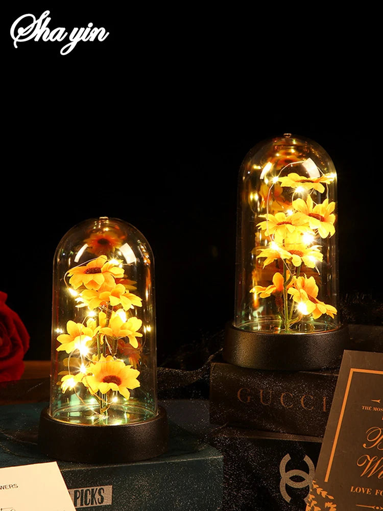 Elegant Eternal Sunflower Gift - Timeless Plastic Bloom