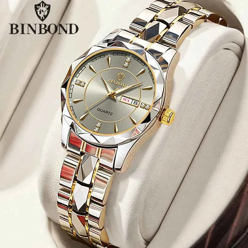 Elegant Women's Quartz Watch - Waterproof Stainless Steel Wristwatch