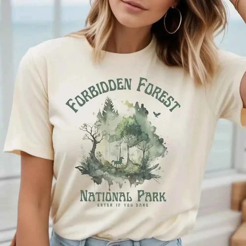 Magical Wizard Hogwarts Printed Short Sleeve T-Shirt
