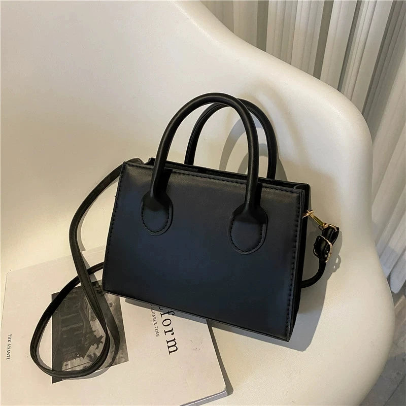 Elegant Mini Crossbody Bag - Chic Top Handle Purse