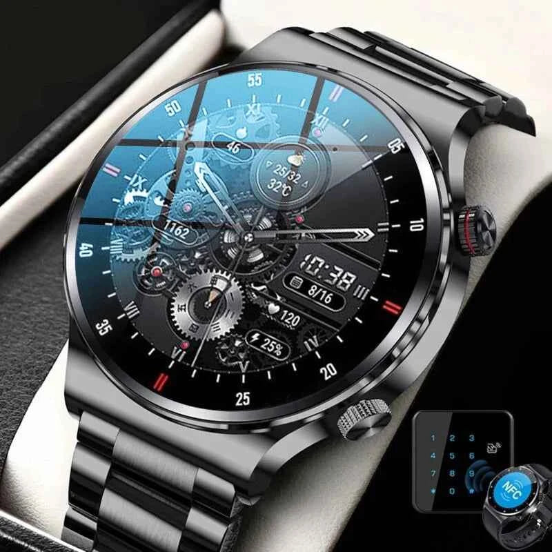 Luxury QW33 Smart Watch - NFC & Bluetooth Calling