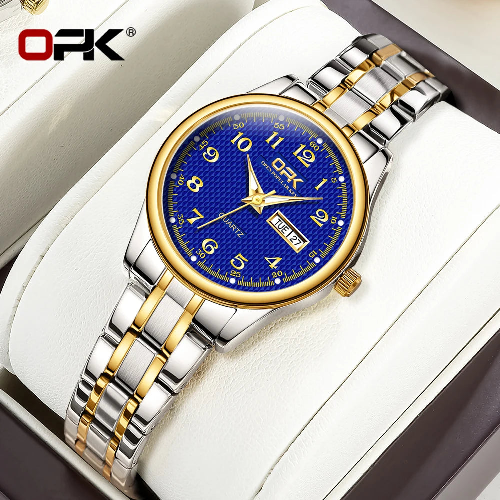 Elegant Women Quartz Watch - Waterproof Stainless Steel Luxury Ladies Timepiece