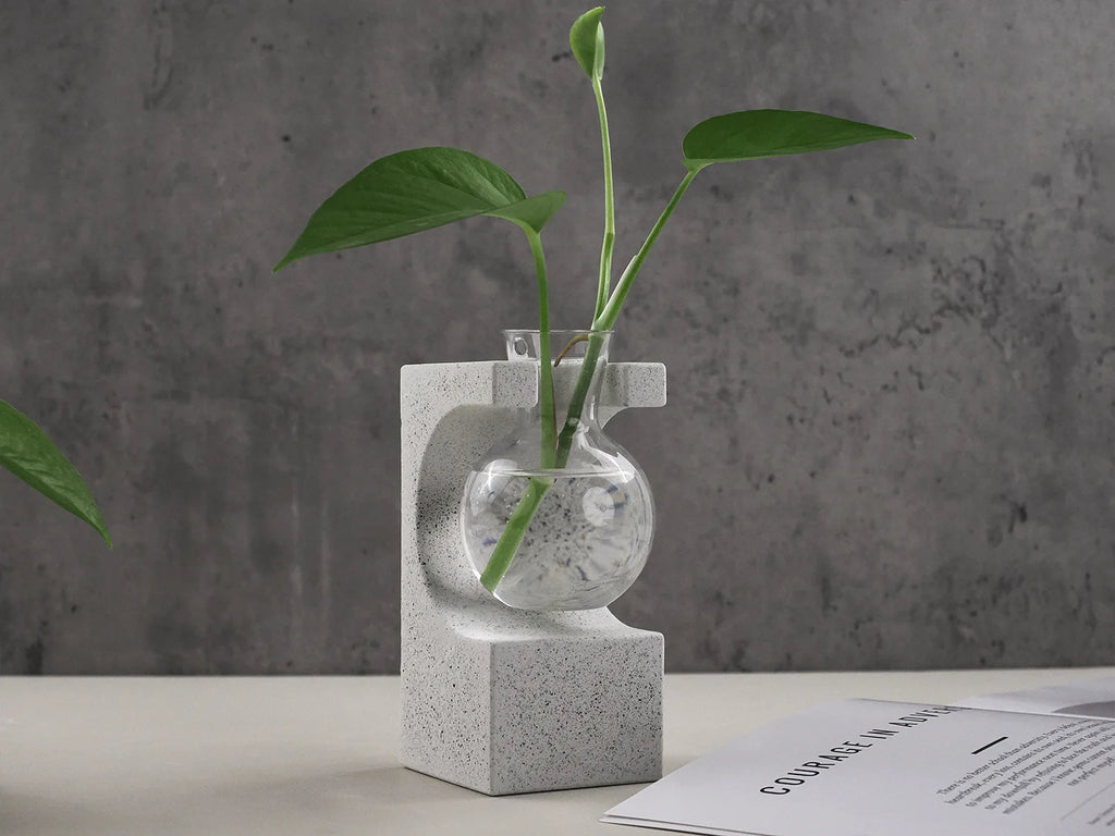 Silicone Vase Mold for DIY Epoxy Resin, Plaster, and Cement Hydroponic Planters - Tulique
