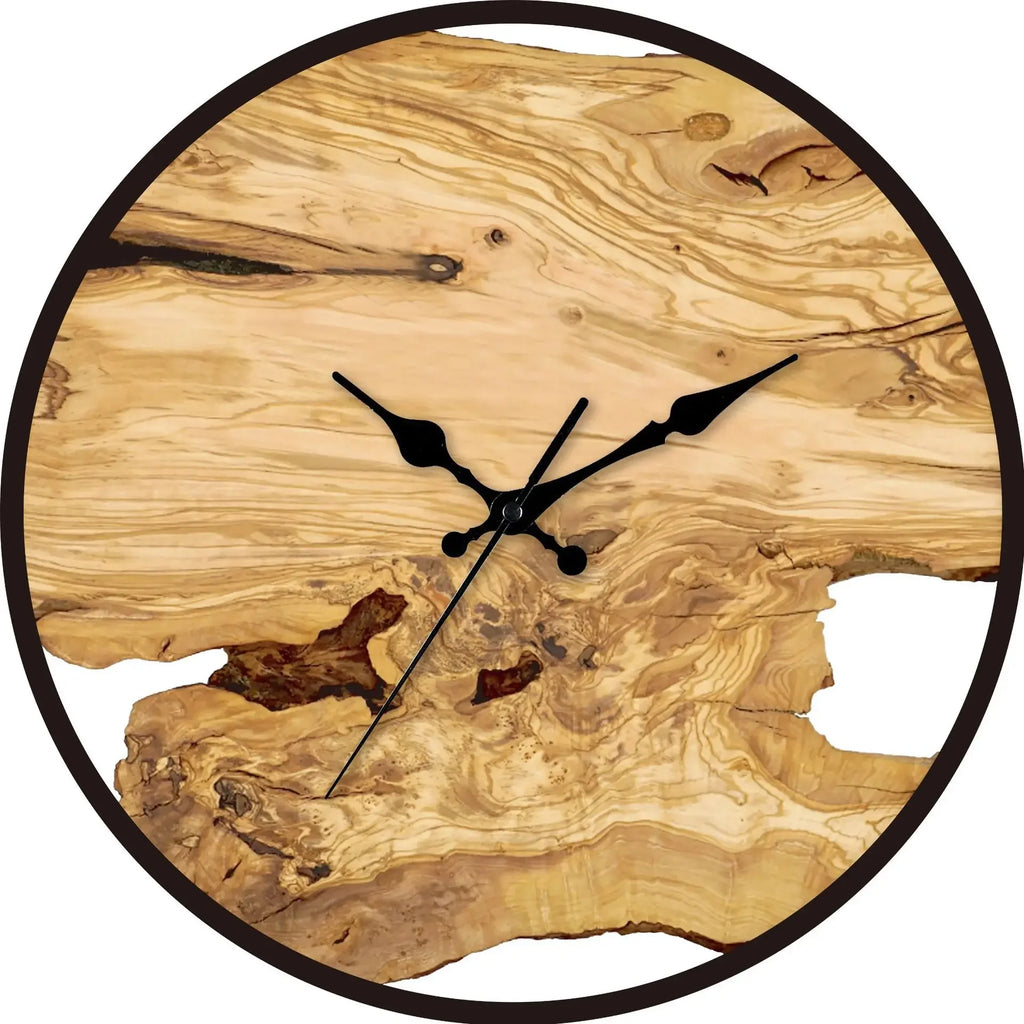 Elegant Modern Wall Clock Calendar - Mute & Luxurious