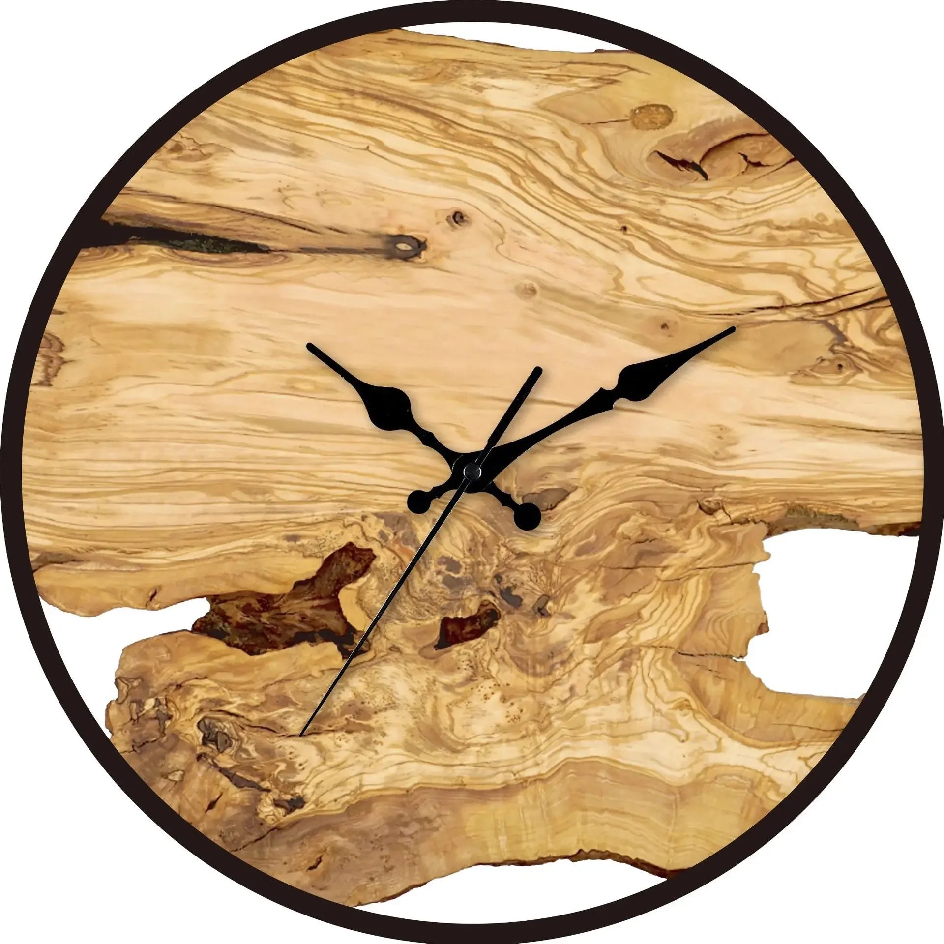 Elegant Modern Wall Clock Calendar - Mute & Luxurious