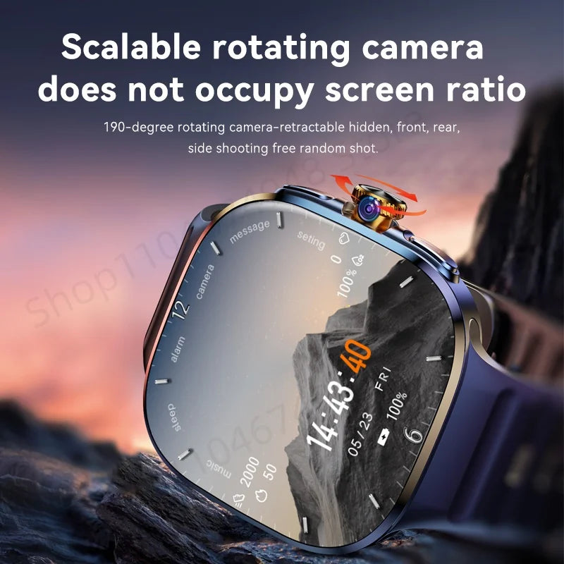 Ultimate 5G Smart Watch - 2.4 Inch AMOLED & Rotating Camera