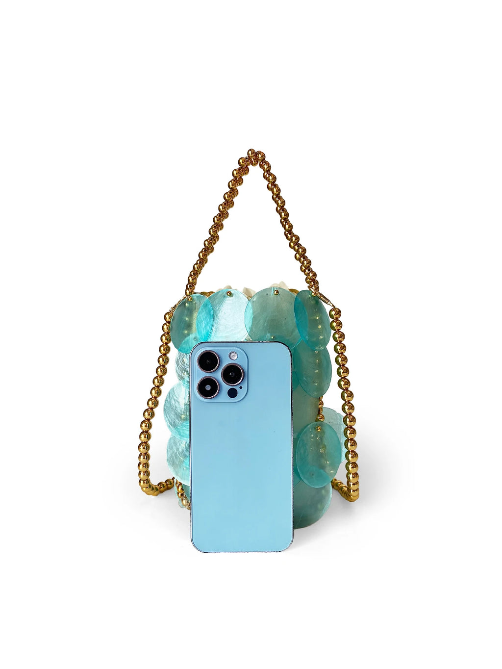 Elegant Sparkle Bead Bag - Handmade Mermaid Princess Design