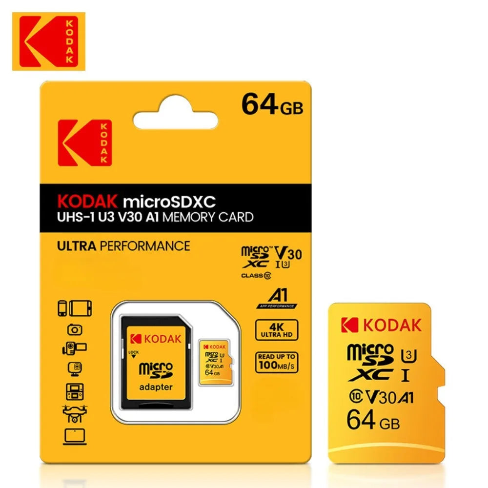 High-Speed Micro SD Memory Card - Class 10 U3 UHS-I