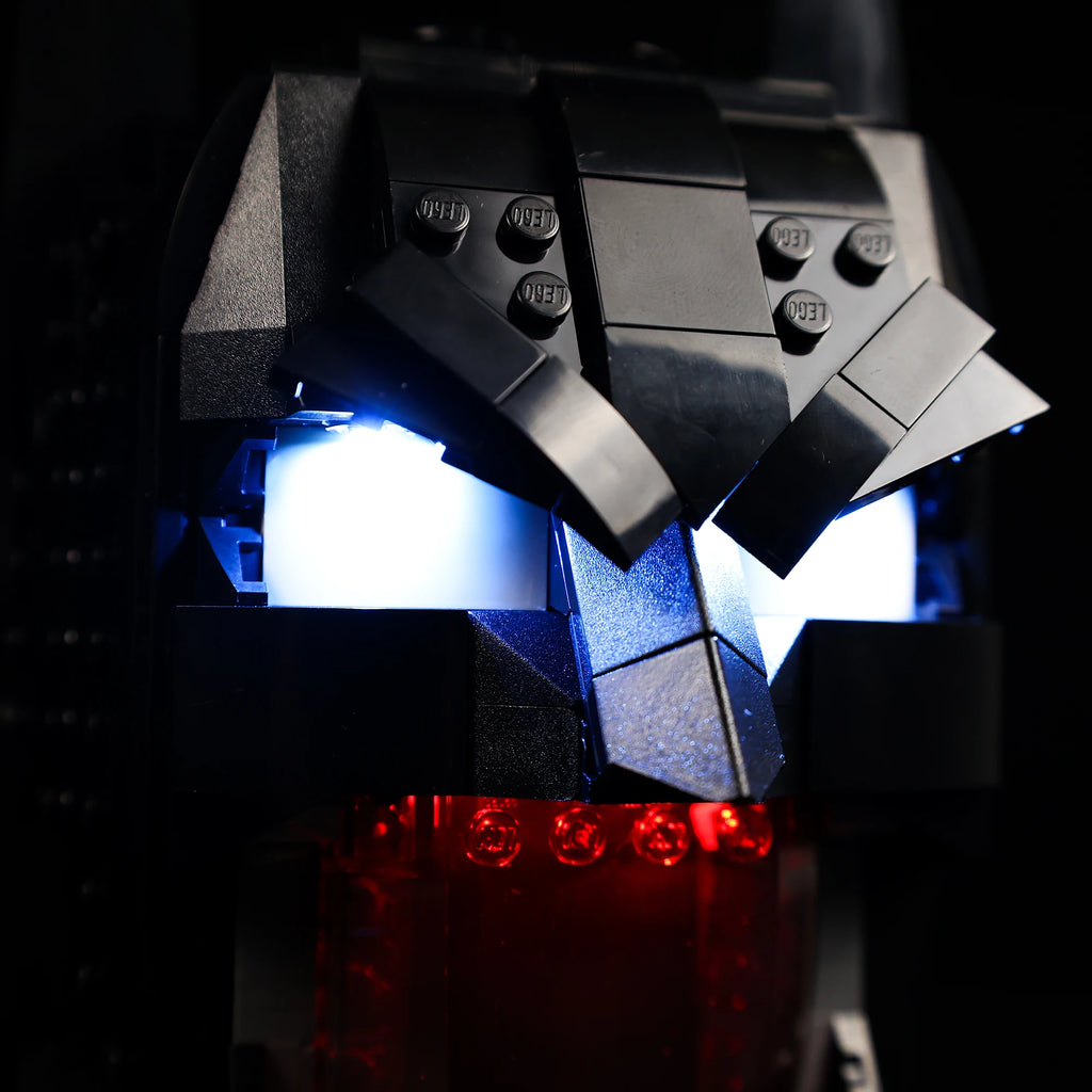 Premium Batman Cowl Light Set - USB LED Building Brick Lamp