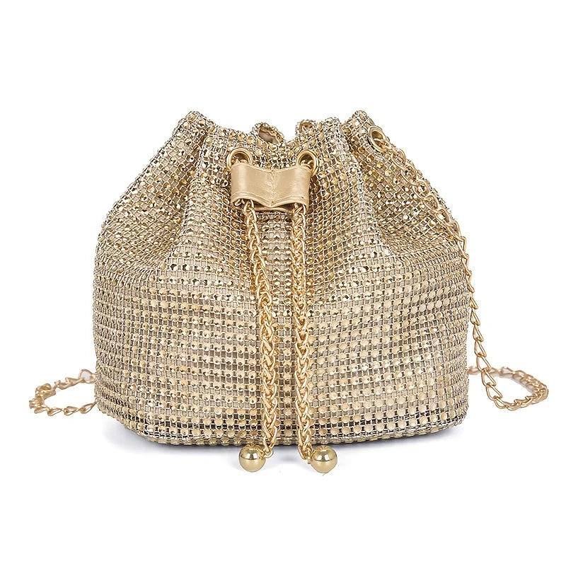 Elegant Rhinestone Crossbody Bag - Sparkle & Shine